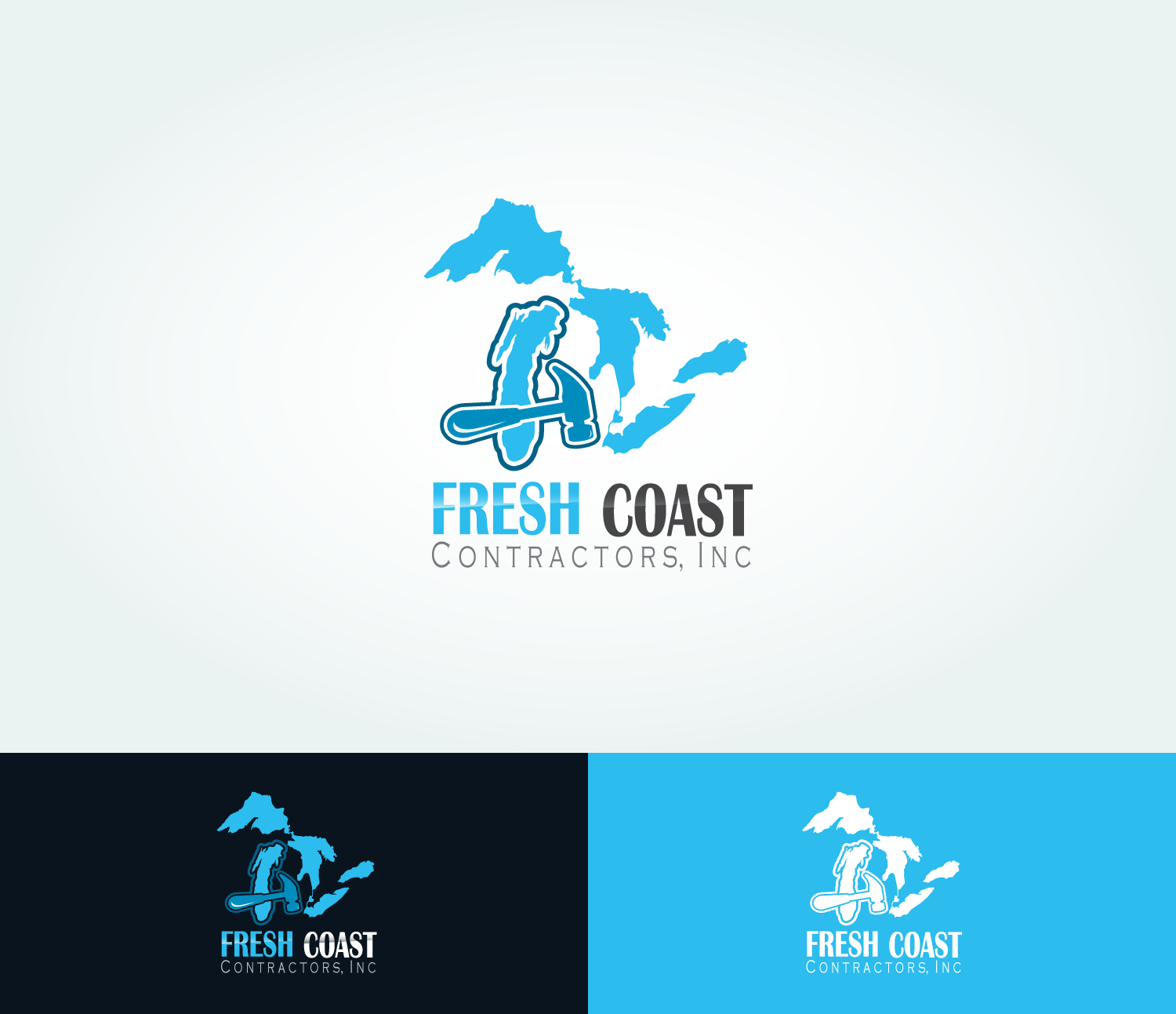 Logo Design by anonrotide for Fresh Coast Contractors, Inc | Design #9568056