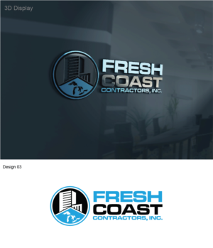 Logo-Design von 3Guys für Fresh Coast Contractors, Inc | Design: #9541520