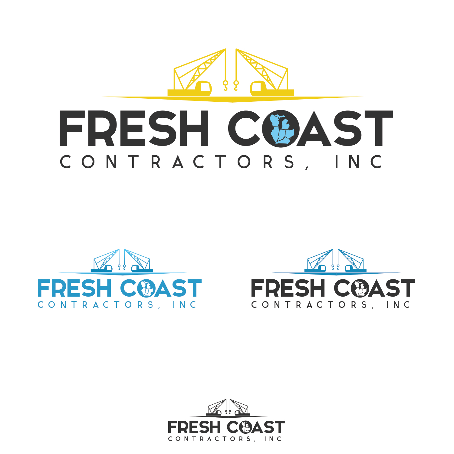 Logo Design by ADM Florin for Fresh Coast Contractors, Inc | Design #9571207