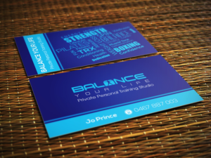 Business card and Logo for a private personal training studio | Design de Carte de Visite par Aaaron