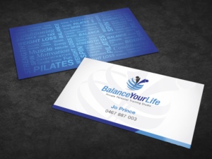 Business card and Logo for a private personal training studio | Business Card Design by Achiver