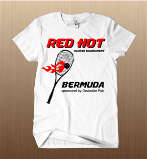 Red hot squash tournament.   | T-shirt Design by Kburks