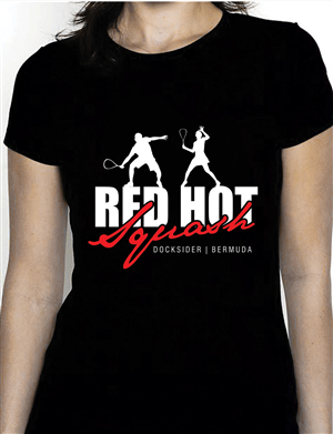 Red hot squash tournament.   | T-shirt Design by atularts