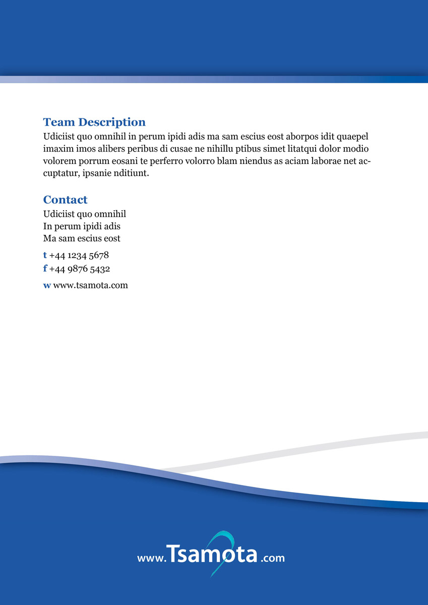 Brochure Design by foo for this project | Design #2085710