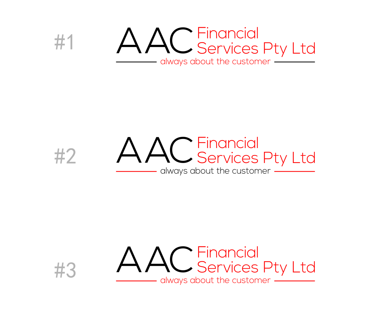 Logo Design by .Ashu. for AAC Financial Services Pty Ltd | Design #9560859