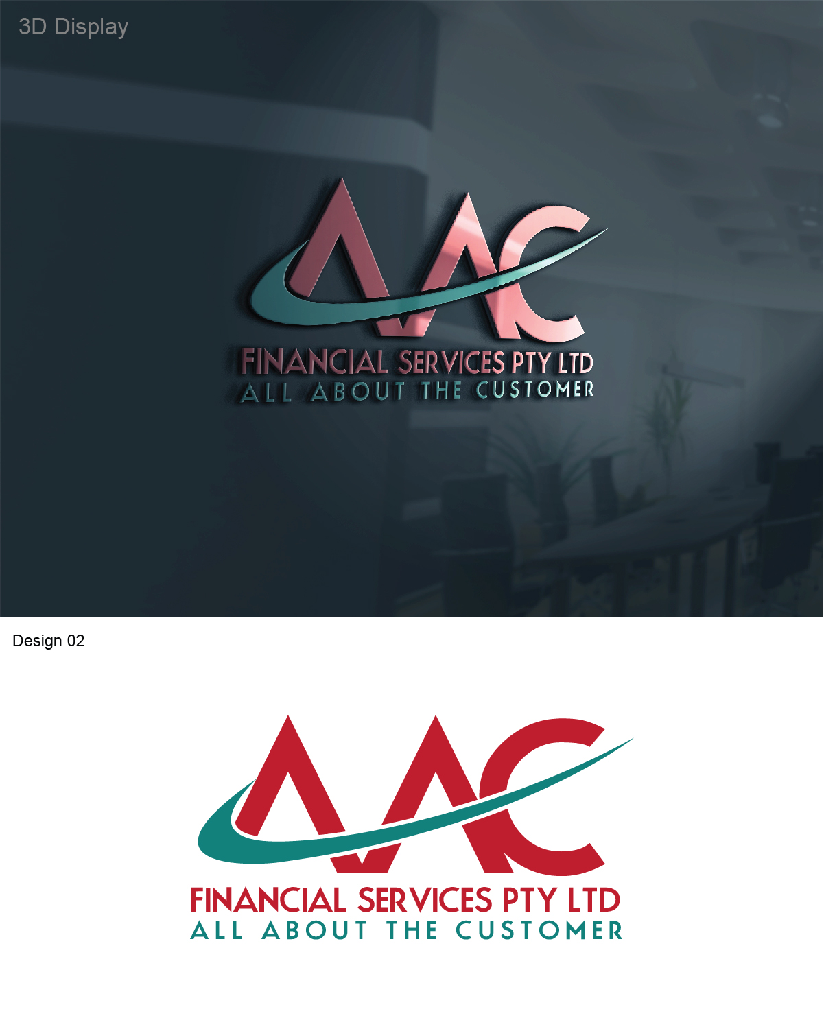 Logo Design by 3Guys for AAC Financial Services Pty Ltd | Design #9586401