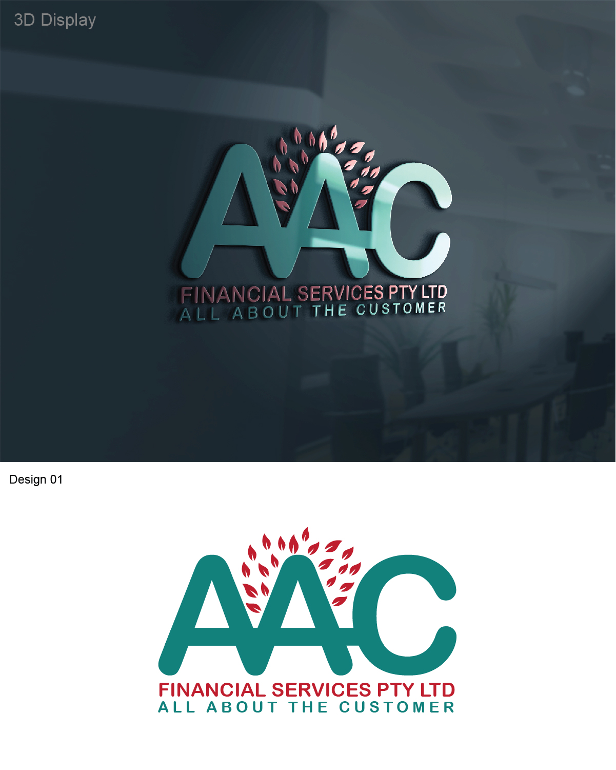 Logo Design by 3Guys for AAC Financial Services Pty Ltd | Design #9586403