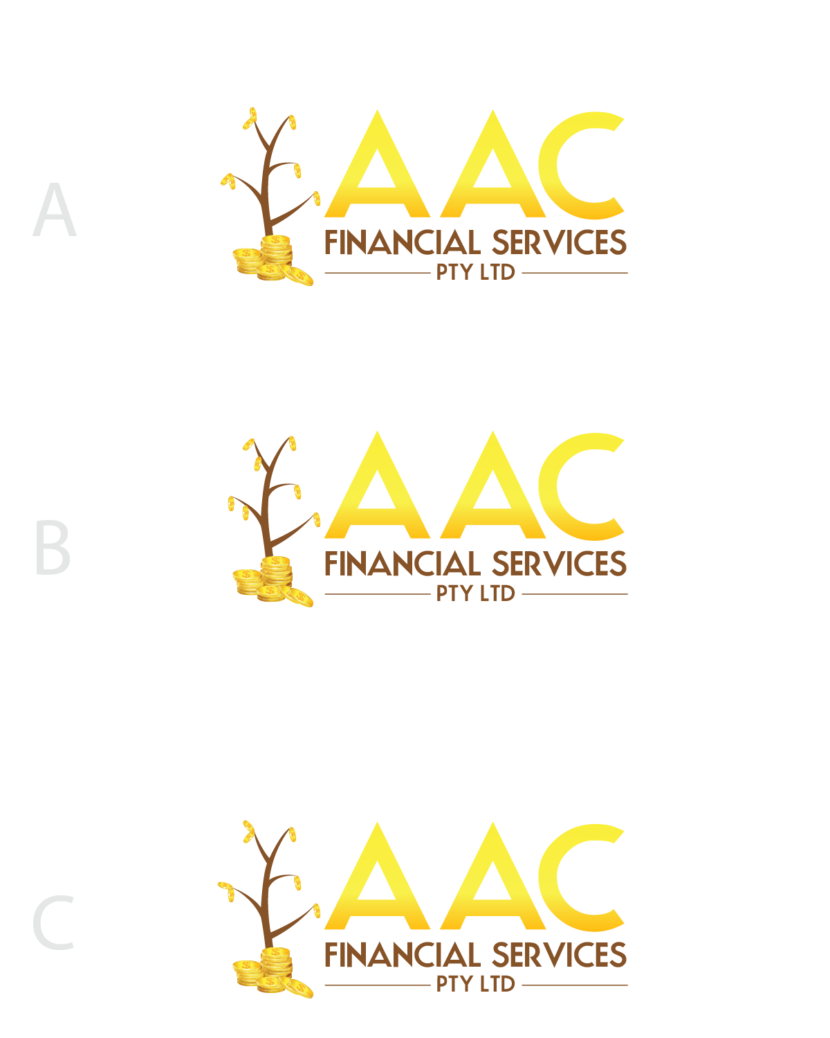 Logo Design by 3Guys for AAC Financial Services Pty Ltd | Design #9591043