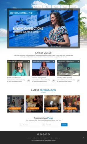 Wordpress Design by pb for this project | Design: #9602767