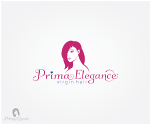 Prima Elegance (Virgin Hair) | Logo Design by DP