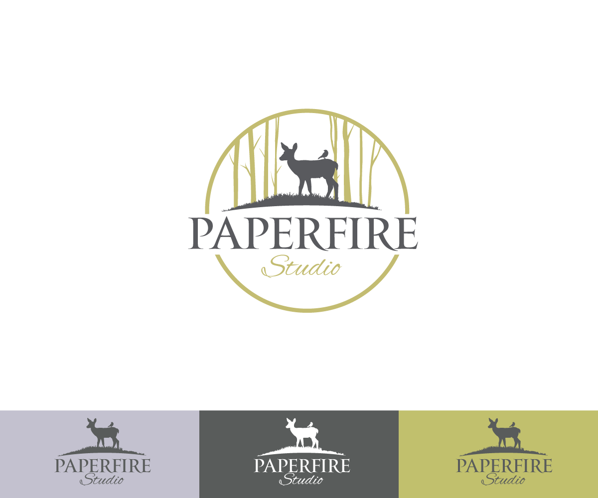 Diseño de Logo por Sergio Coelho para PaperFire Studio | Diseño #9674389