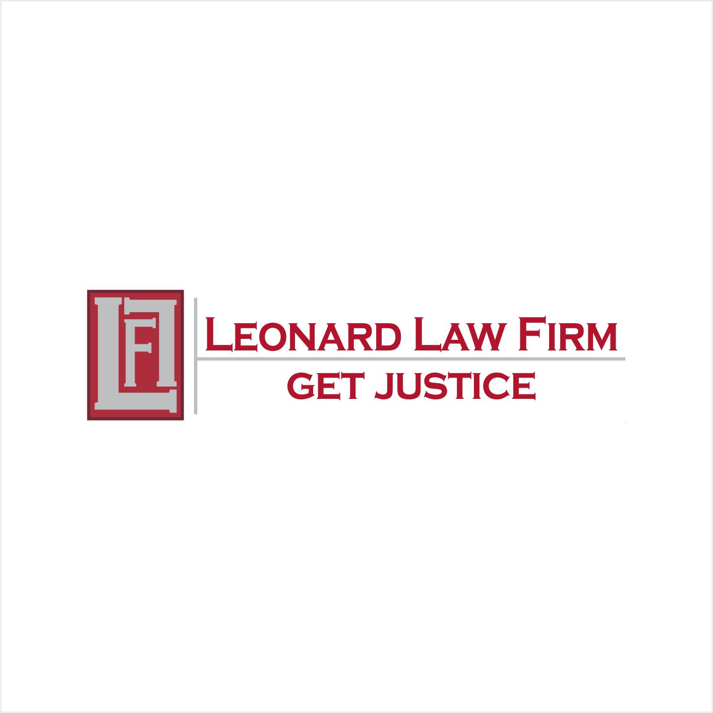 Modern, Professional, Legal Logo Design for Leonard Law Firm Get