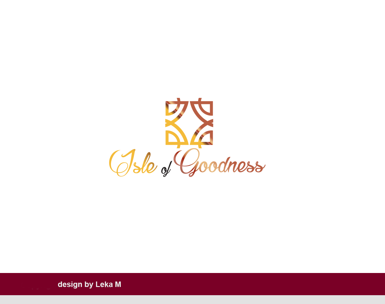 Logo Design by leka m for Isle of Goodness | Design #9602828