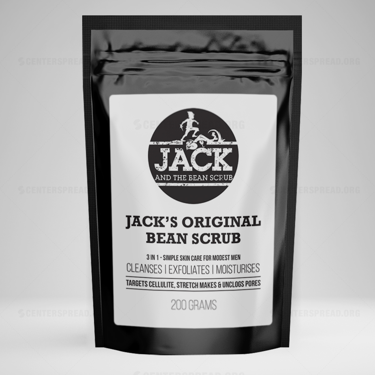 Packaging Design by CENTERSPREAD for Jack and the bean scrub | Design #9602844
