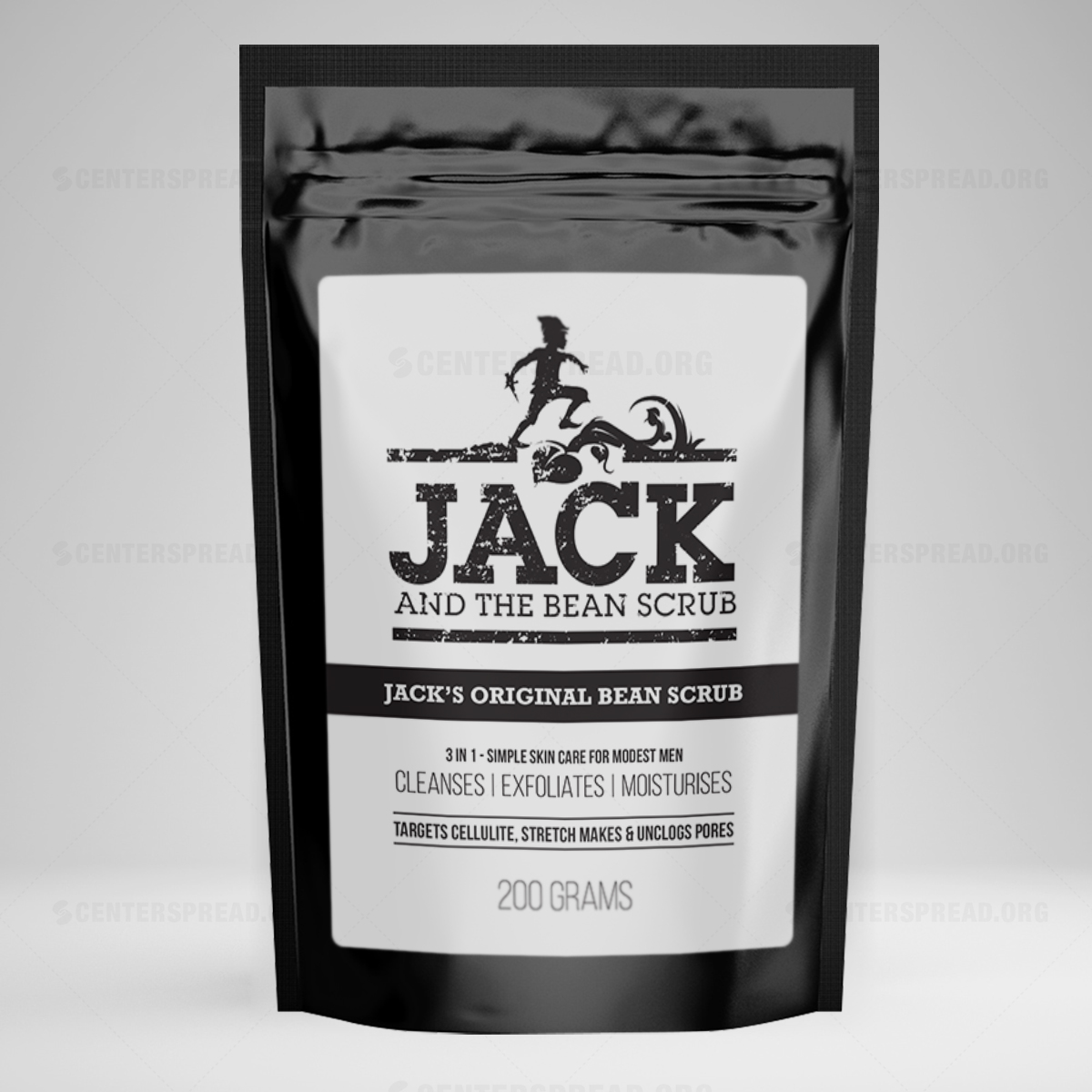 Packaging Design by CENTERSPREAD for Jack and the bean scrub | Design #9602846