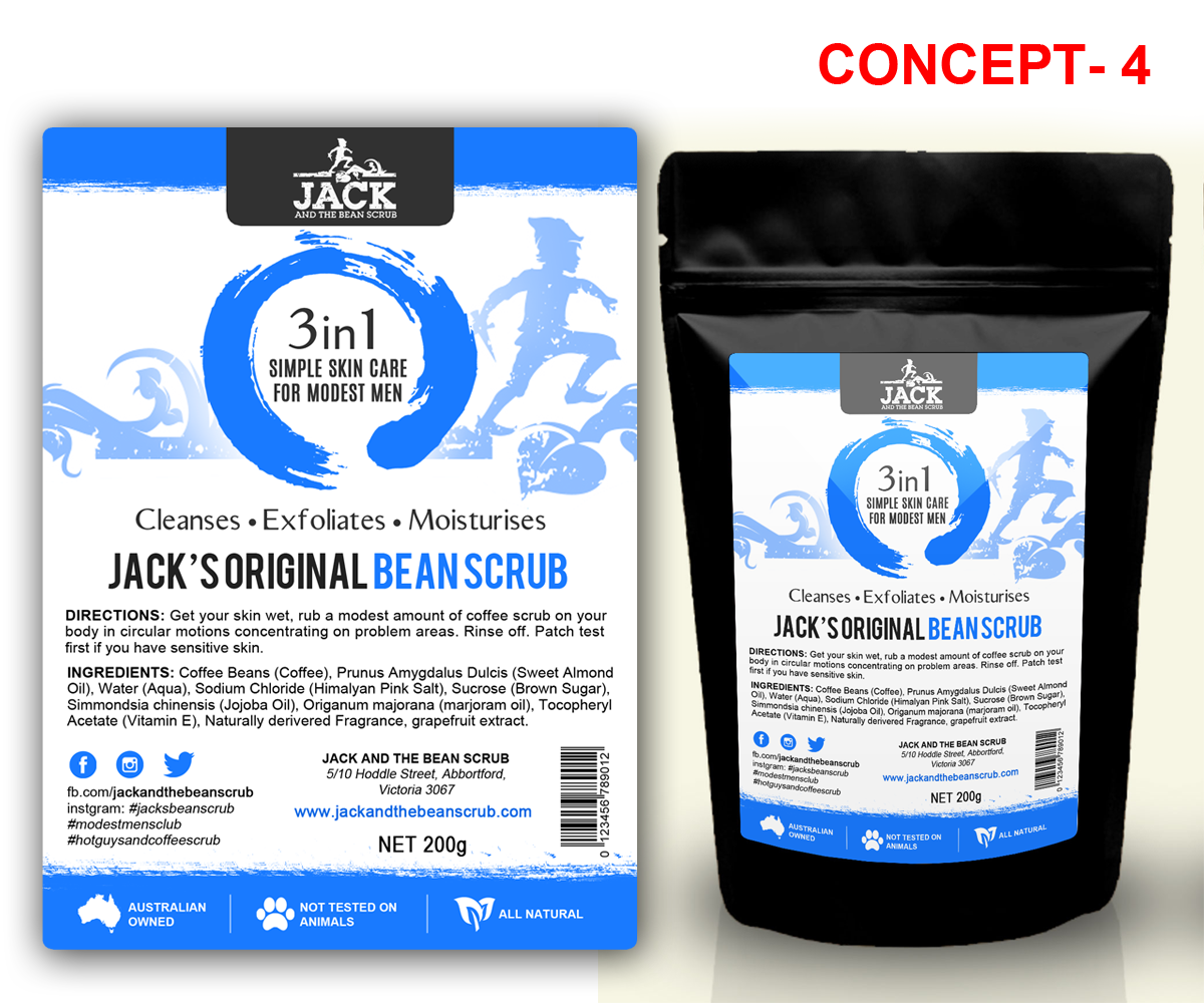Packaging Design by MDesigns ™ for Jack and the bean scrub | Design #9590070