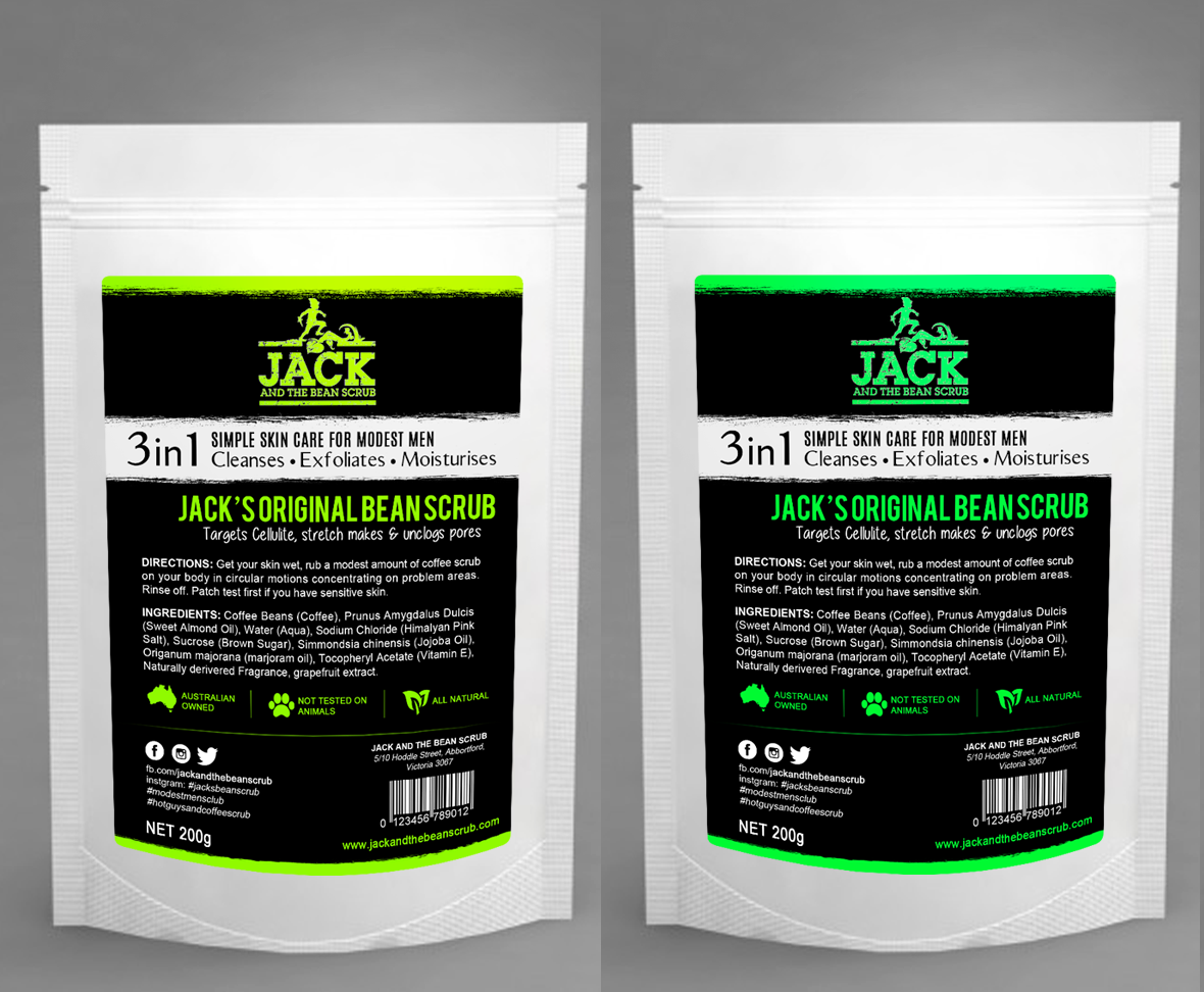 Packaging Design by MDesigns ™ for Jack and the bean scrub | Design #9599003
