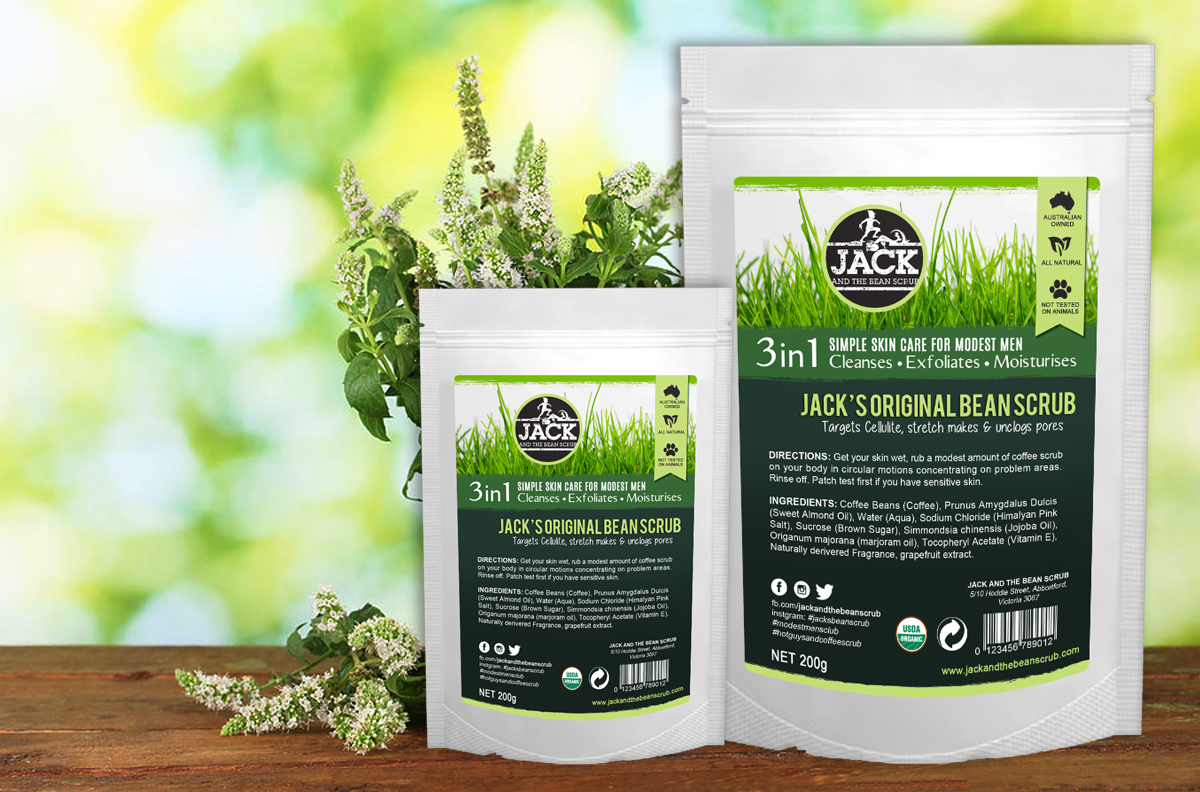 Packaging Design by MDesigns ™ for Jack and the bean scrub | Design #9671206