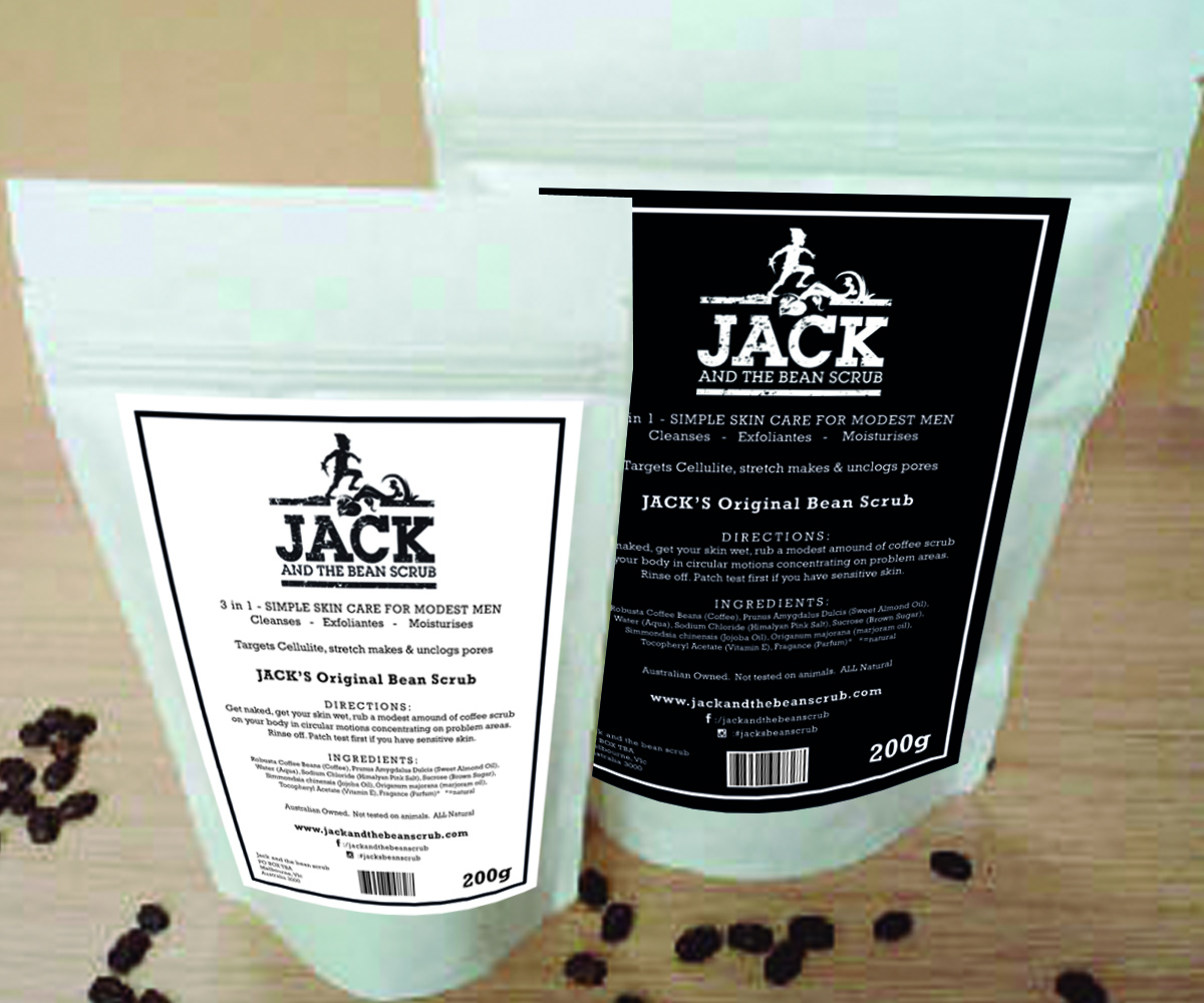 Packaging Design by R M for Jack and the bean scrub | Design: #9621210