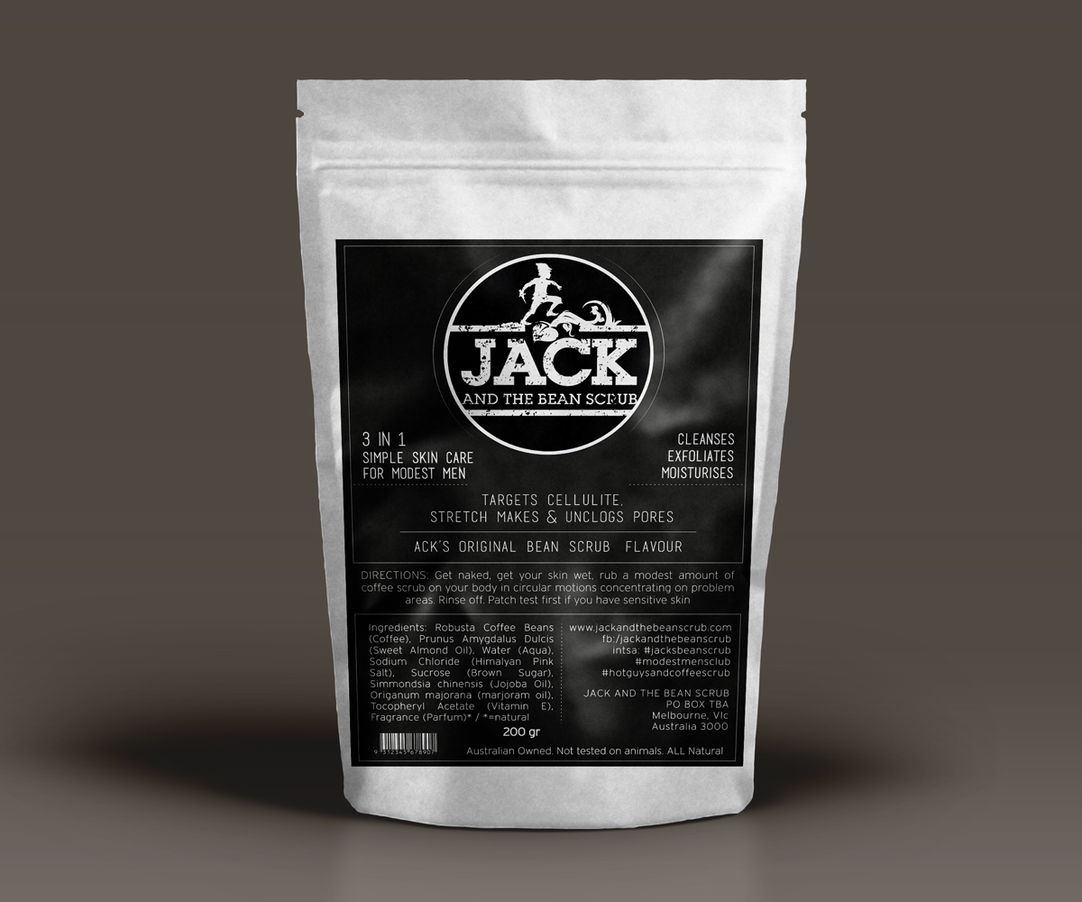 Packaging Design by Miche Angeline for Jack and the bean scrub | Design #9606748