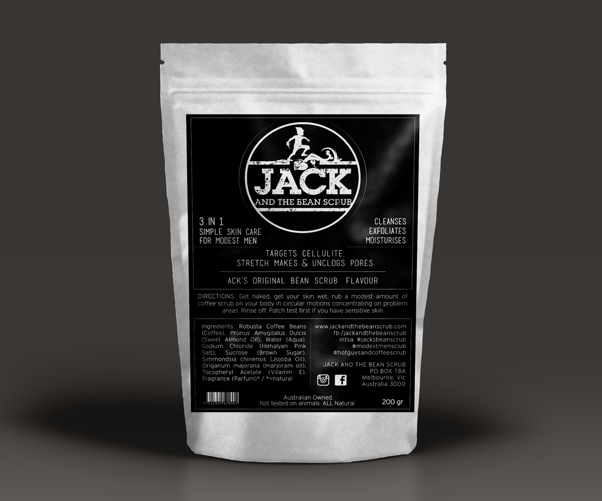 Packaging Design by Miche Angeline for Jack and the bean scrub | Design #9612009