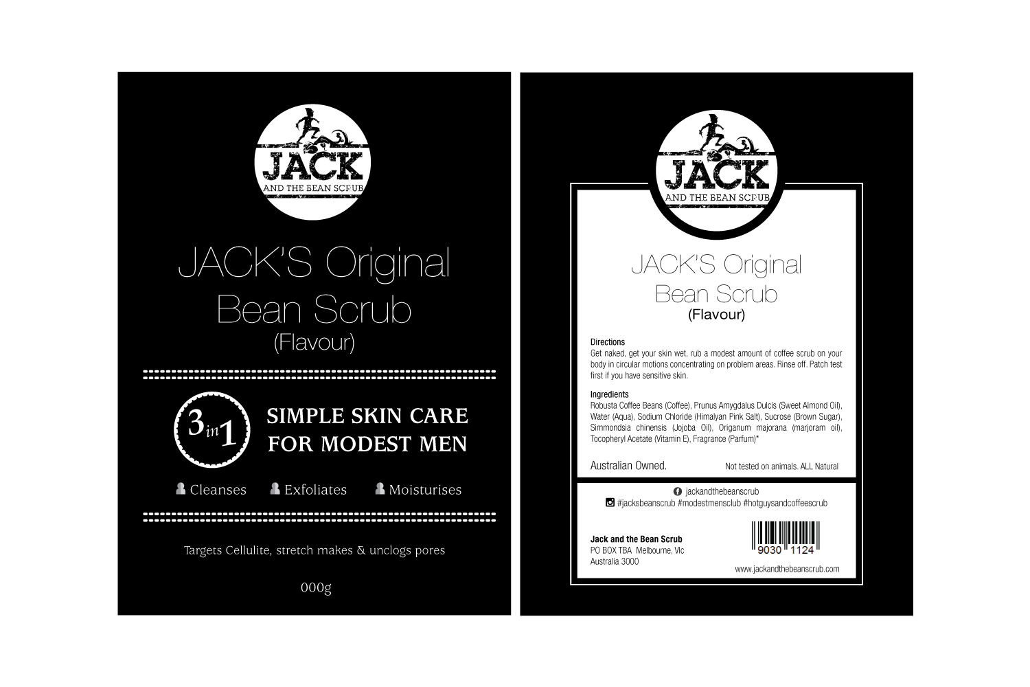 Packaging Design by GMWIRE for Jack and the bean scrub | Design #9718507