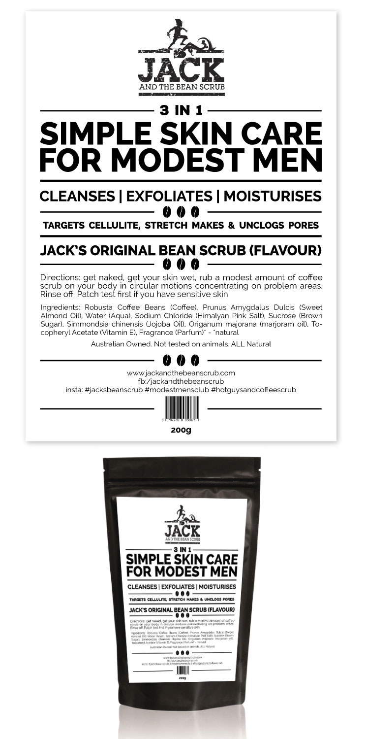 Diseño de Empaque por camilabriganti para Jack and the bean scrub | Diseño #9606609