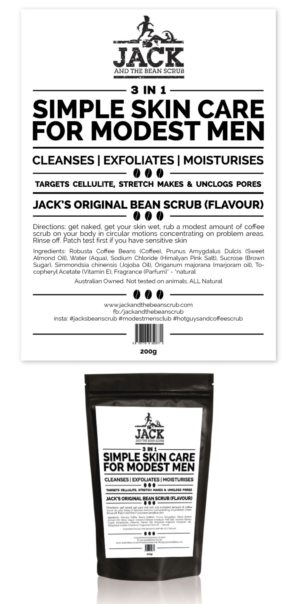 Diseño de Empaque por camilabriganti para Jack and the bean scrub | Diseño #9606609