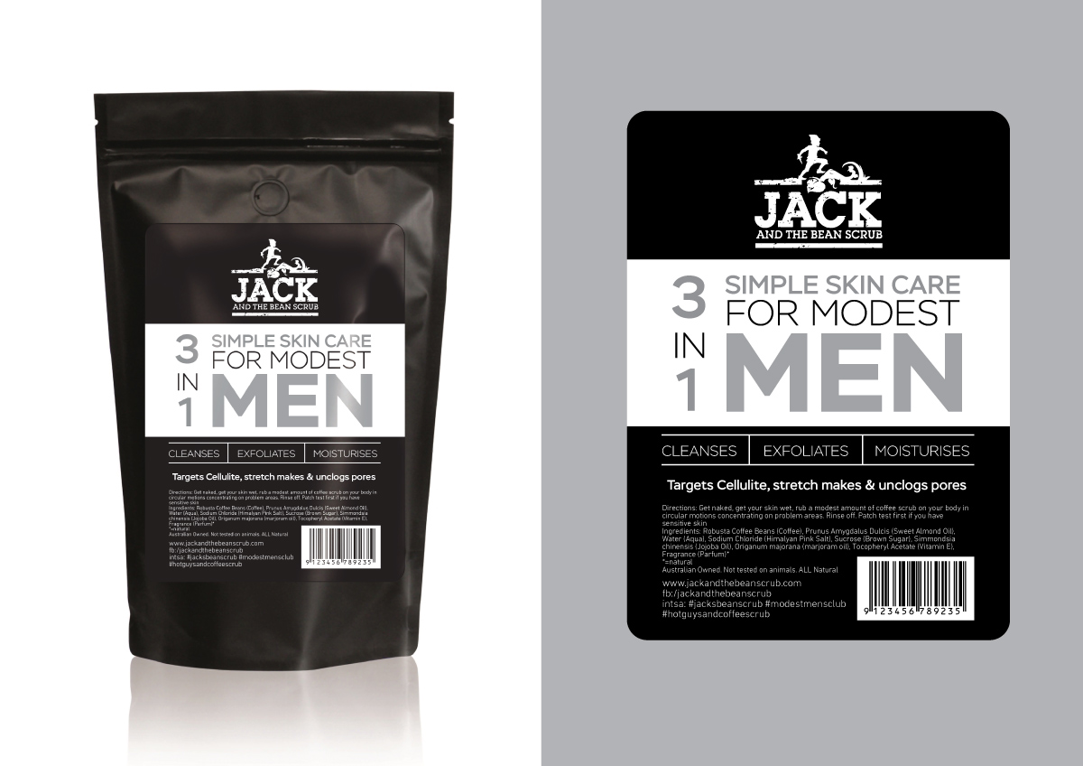 Packaging Design by MaxArt for Jack and the bean scrub | Design #9717563