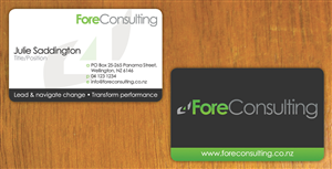 Business Card Design by Ekanite for ForeConsulting | Design: #425606