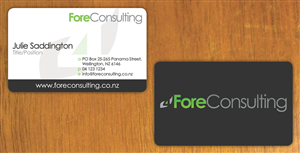 Business Card Design by Ekanite for ForeConsulting | Design: #425609