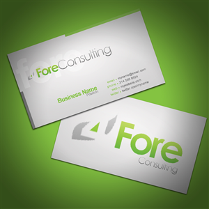 Business Card Design by diRtY.EMM for ForeConsulting | Design: #423184