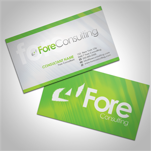 Business Card Design by diRtY.EMM for ForeConsulting | Design: #424636