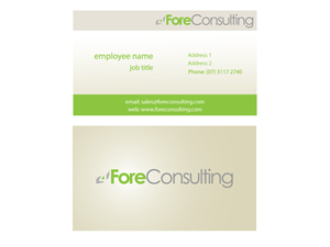 Business Card Design by WingLee for ForeConsulting | Design: #425992