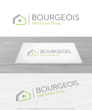 Logo Design by Daniel Caso Design for Bourgeois Real Estate Group, Inc | Design: #9623466