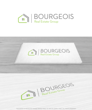 Logo Design by Daniel Caso Design for Bourgeois Real Estate Group, Inc | Design #9670095