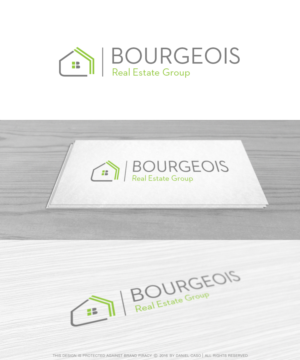 Logo Design by Daniel Caso Design for Bourgeois Real Estate Group, Inc | Design: #9721983