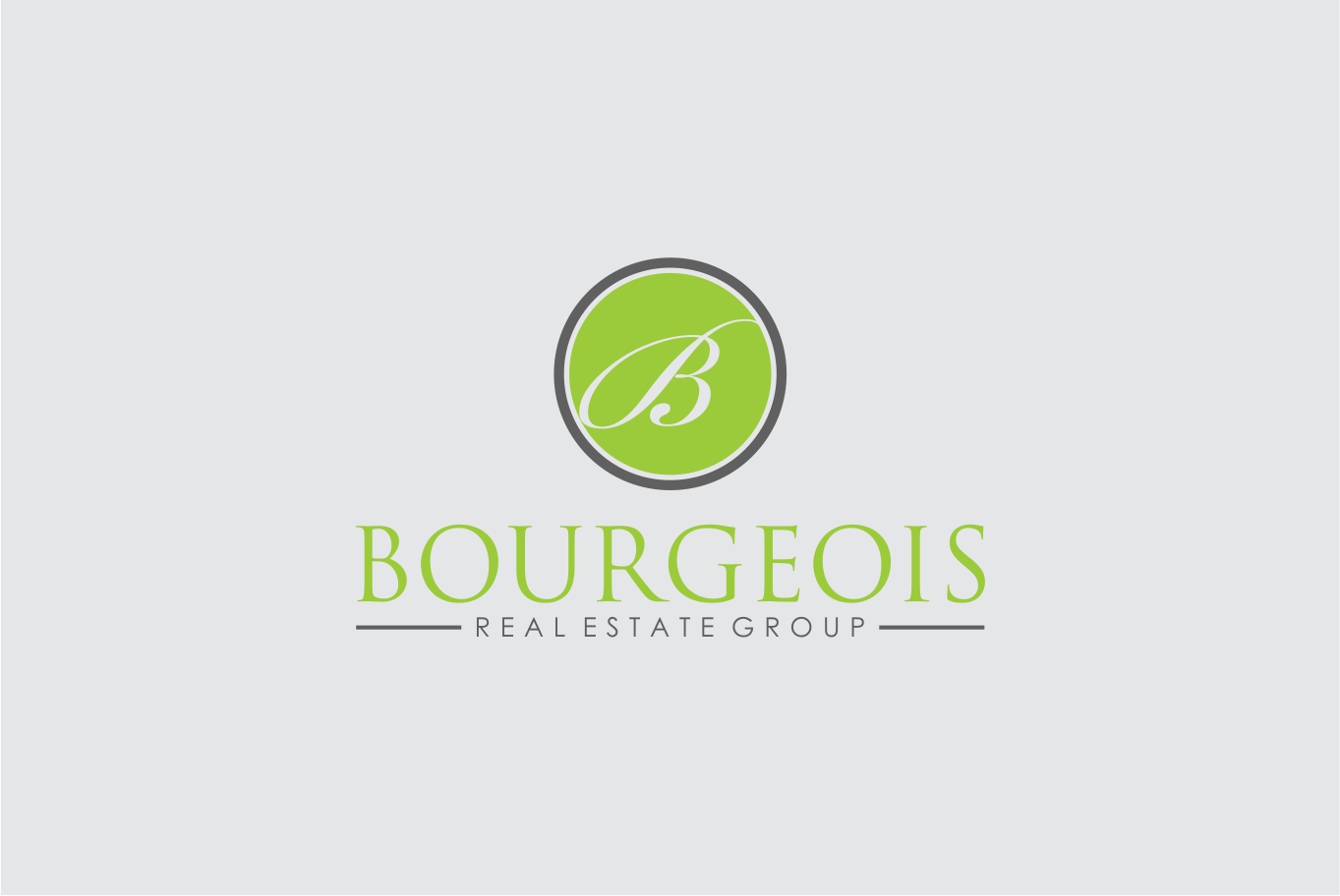 Diseño de Logo por dzoker para Bourgeois Real Estate Group, Inc | Diseño #9701355
