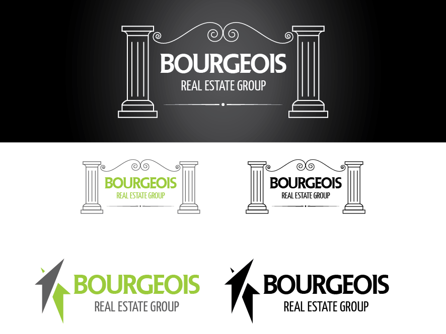 Logo Design by fransdesign for Bourgeois Real Estate Group, Inc | Design #9706609