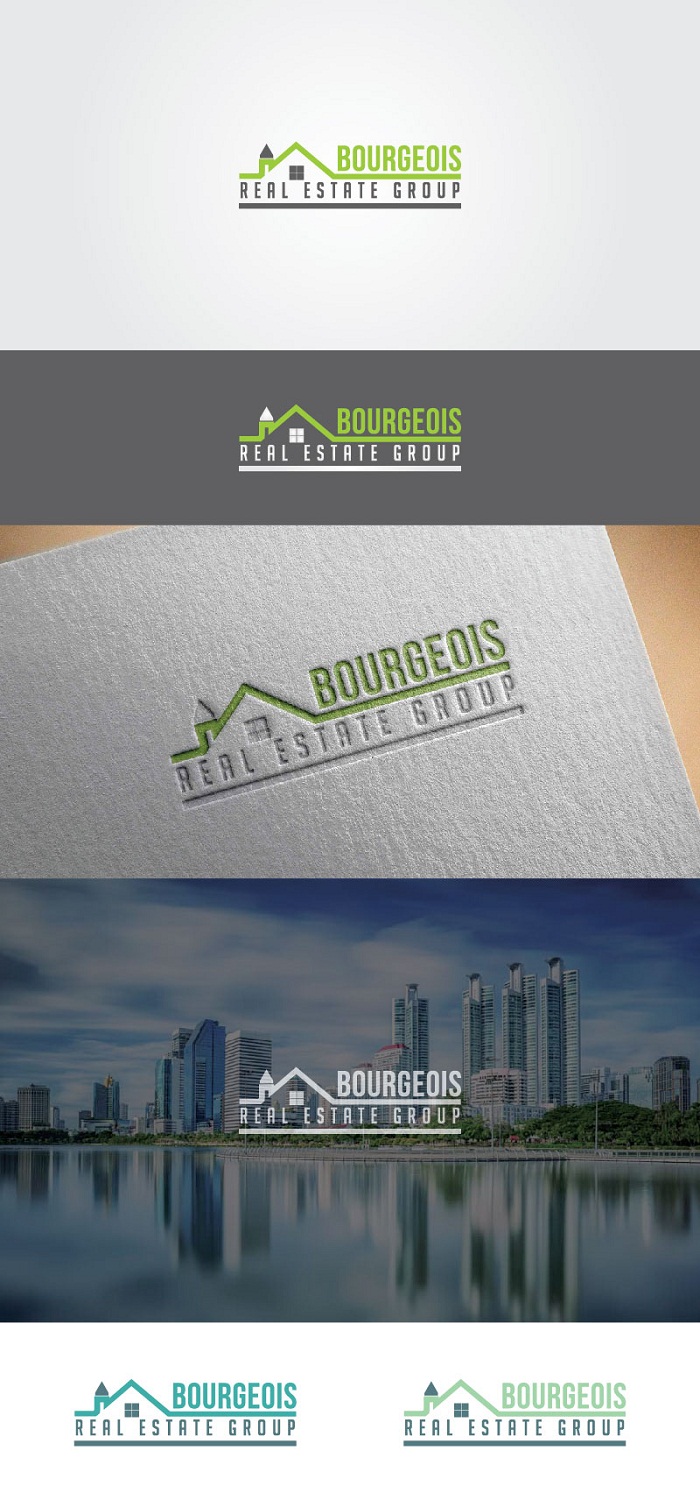 Logo Design by thelogoteam2010 for Bourgeois Real Estate Group, Inc | Design #9577035
