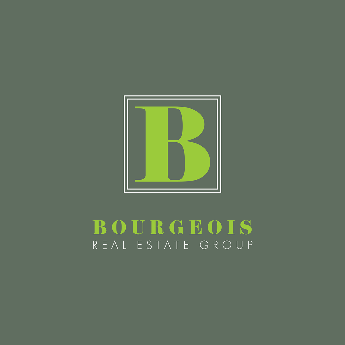 Logo Design by Jess Leftault for Bourgeois Real Estate Group, Inc | Design #9577496