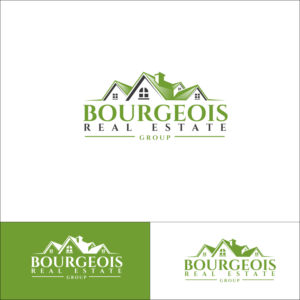 Logo Design by JM GRAPHICS for Bourgeois Real Estate Group, Inc | Design #9706493