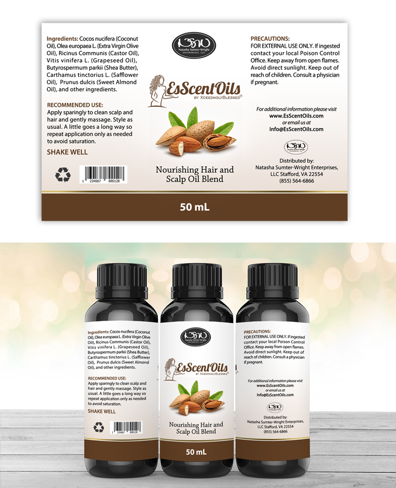 Design Étiquette par MDesigns ™ pour Natasha Sumter-Wright, LLC | Design #9775037