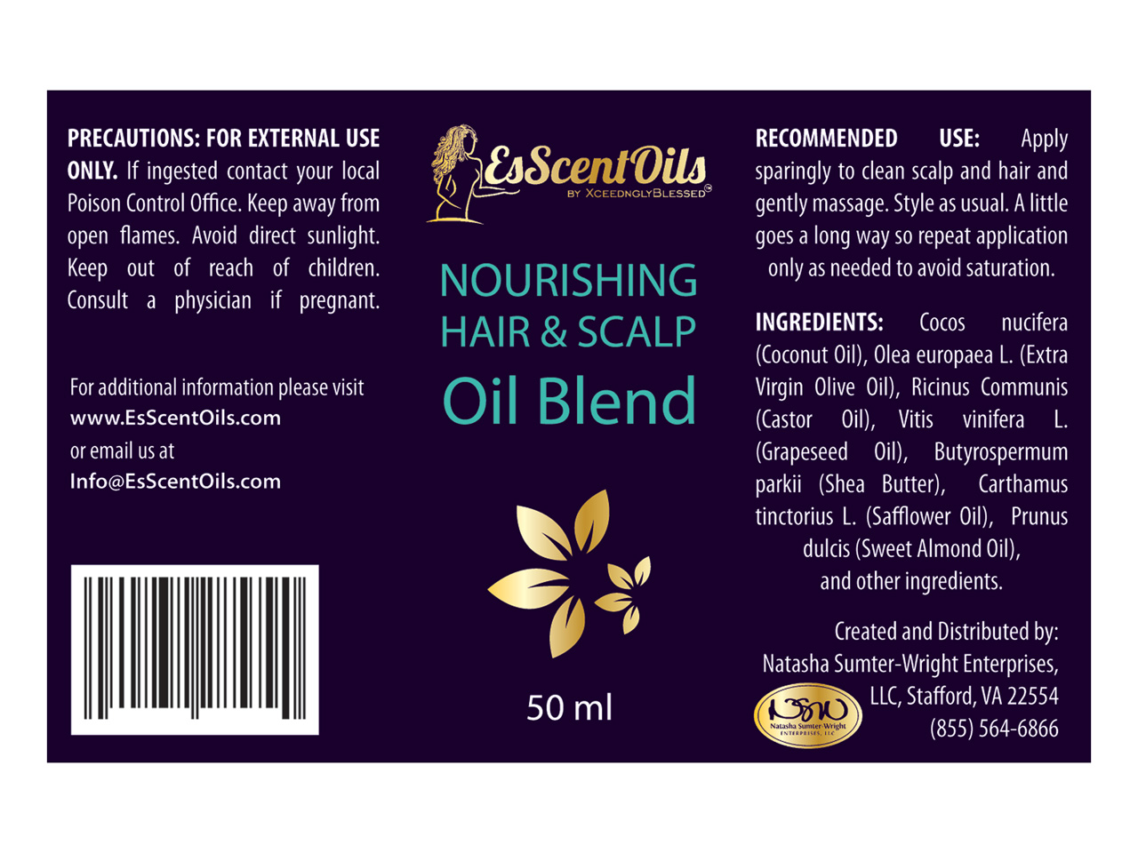 Label Design by Yvette for Natasha Sumter-Wright, LLC | Design #9798229