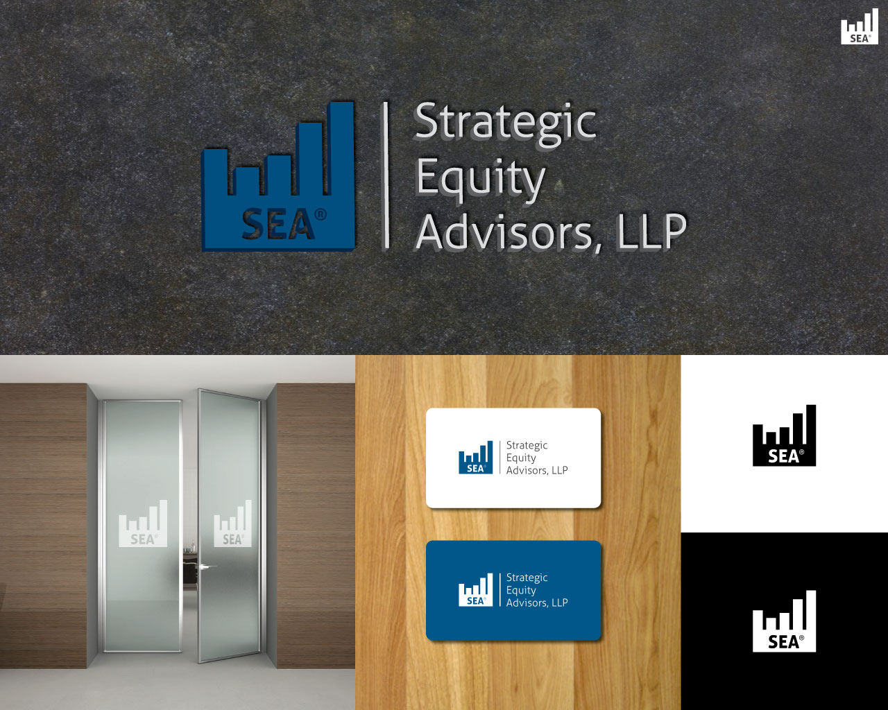 Logo Design by HLGCreativeTeam for Strategic Equity Advisors, LLP | Design #2096269