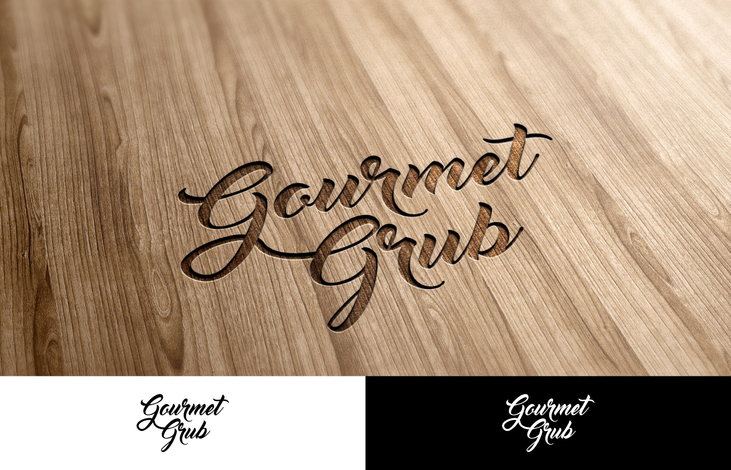 Logo Design by jenggot_merah_ for Gourmet Grub | Design #9553402