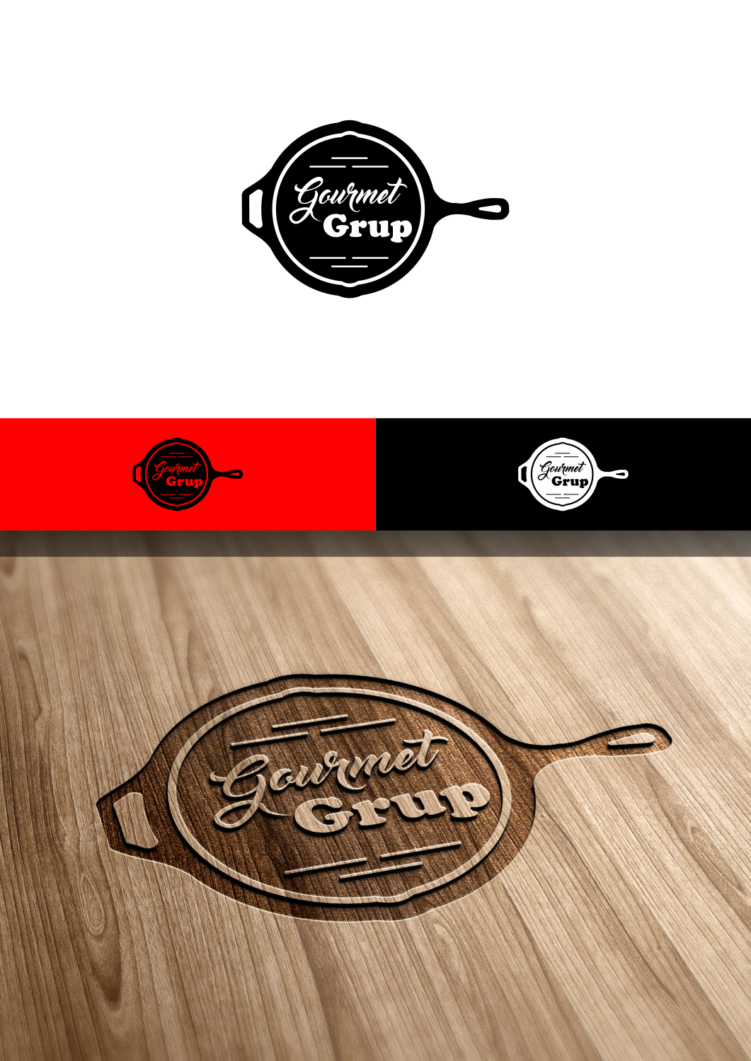 Logo Design by jenggot_merah_ for Gourmet Grub | Design #9557010