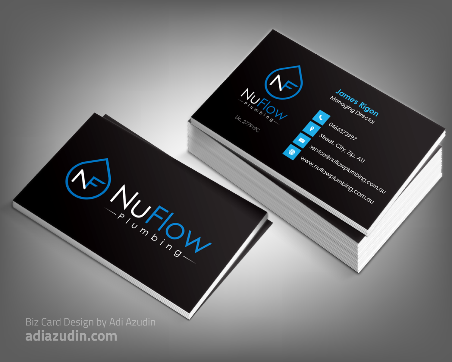 Business Card Design by adiazudin for this project | Design #9549868