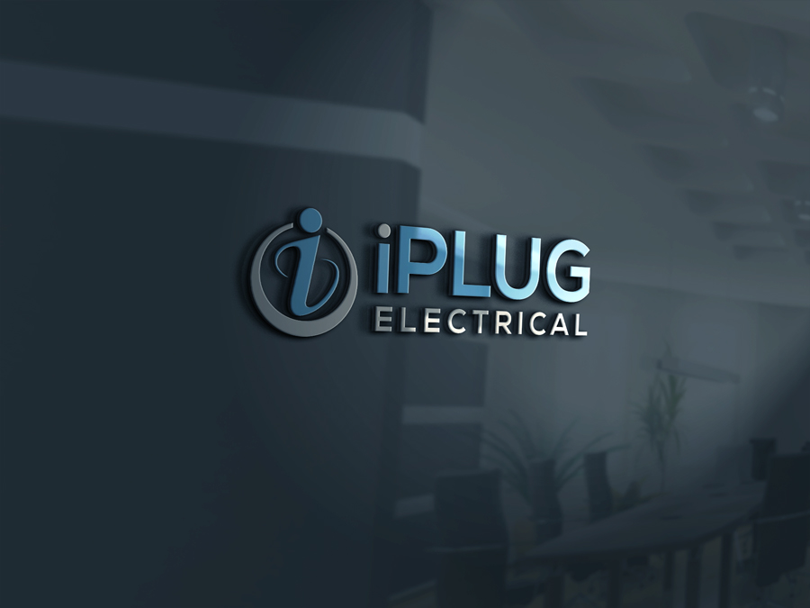 Logo Design by OWL for iPlug Electrical | Design #9611569