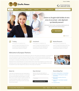 Creative Web Design - Intl Market Research Company | Web Design par OM